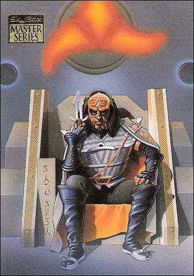Star Trek Master Series: Series 2 (Base Set) card 1 Gowron, Leader of the Klingon High Council
