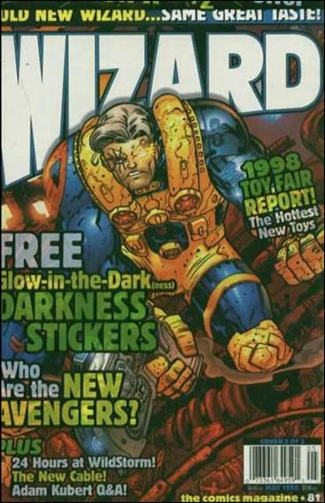 Wizard: The Comics Magazine issue 81-B Jose Ladronn Cover Polybagged with Stickers