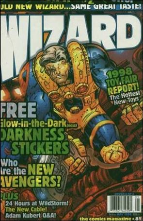 Wizard: The Comics Magazine issue 81-B Jose Ladronn Cover Polybagged with Stickers