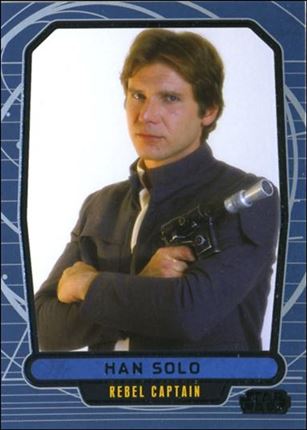 Star Wars Galactic Files (Base Set) card 124 Han Solo Rebel Captain