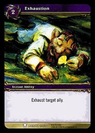World of Warcraft: Heroes of Azeroth (Base Set) card 159 Exhaustion