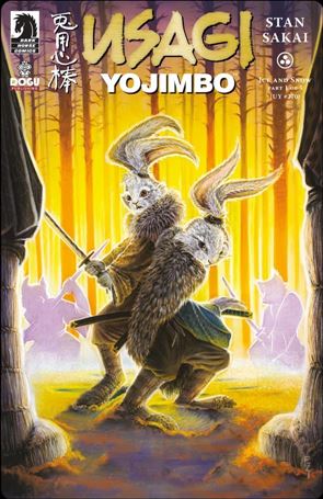 Usagi Yojimbo: Ice and Snow issue 1-D Chalk Girl NYCC Gold Spot Foil Cover