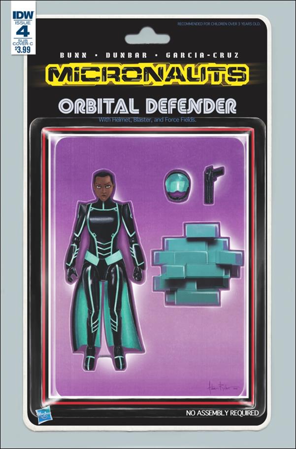 Micronauts (2016) issue 4-D Adam Riches Action Figure Subscription Cover