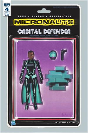 Micronauts (2016) issue 4-D Adam Riches Action Figure Subscription Cover