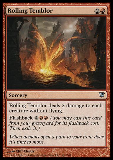 Magic the Gathering: Innistrad (Base Set) card 161 Rolling Temblor