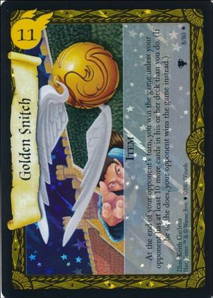 Harry Potter: Quidditch Cup (Base Set) card 8-B Golden Snitch