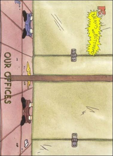 Beavis and Butt-Head (Scratch-n-Sniff Subset) card '0693' "Our Offices"