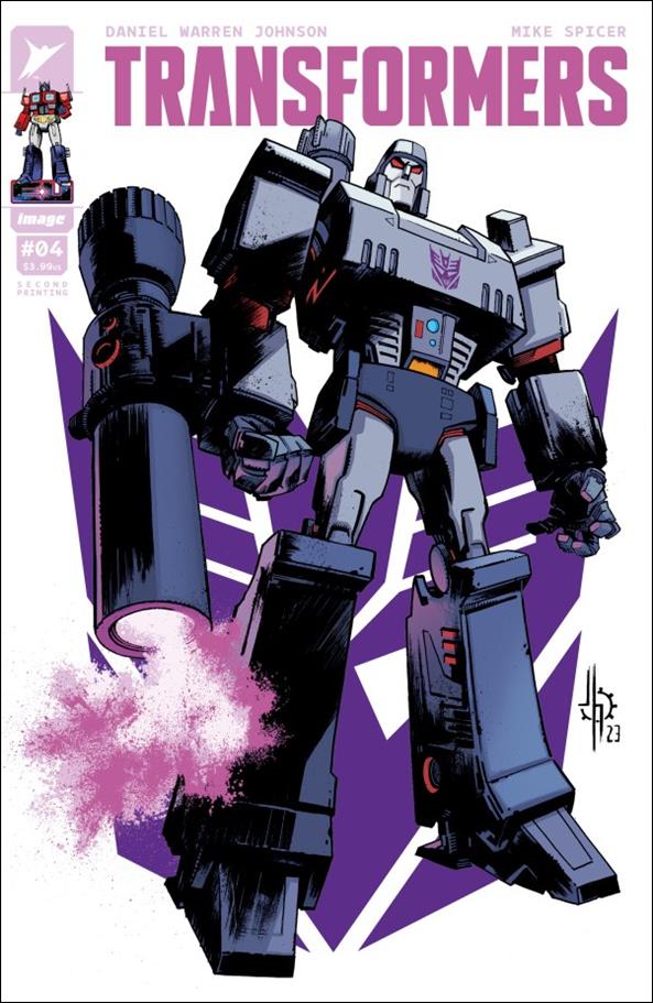 Transformers (2023) issue 4-F  Jason Howard "Megatron" Cover (2nd Printing)