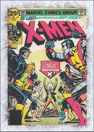 Marvel Beginnings: Series 1 (Breakthrough Issues Comic Cover Subset) card B-21 X-Men Vol. 1 #100