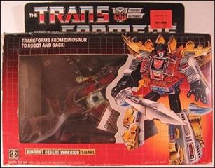 Transformers: More Than Meets the Eye (Generation 1) figure 42 Snarl (Dinobot Desert Warrior)
