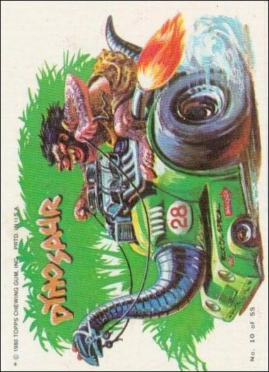 Weird Wheels (Base Set) card 10 Dynosaur