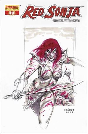 Red Sonja (2005) issue 1-G Joseph Michael Linsner 1:65 Sketch Cover