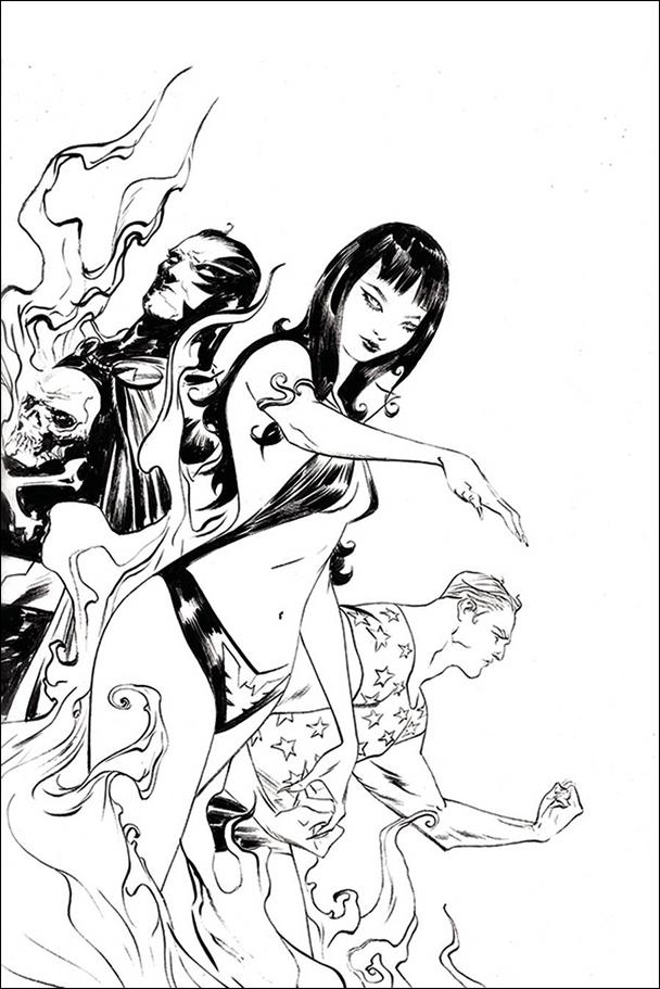 Vampirella: The Dark Powers issue 2-U Jae Lee 1:50 Black & White Virgin Cover