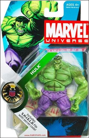 Marvel Universe (Series 1) figure 013 Hulk (Green)