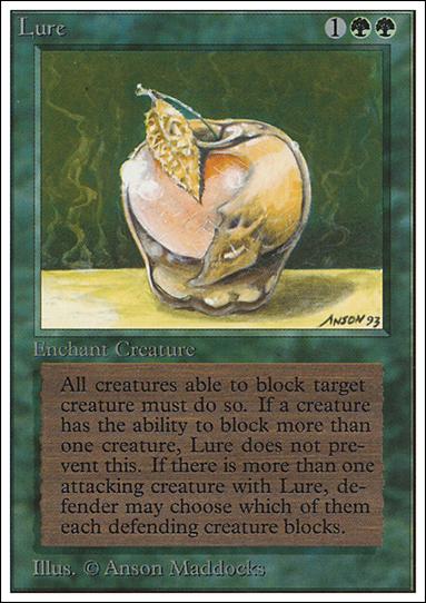 Magic the Gathering: Unlimited (Base Set) card 212 Lure