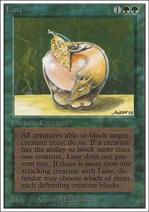 Magic the Gathering: Unlimited (Base Set) card 212 Lure