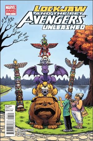 Lockjaw and the Pet Avengers Unleashed issue 1-B Roger Langridge 1:15 Cover