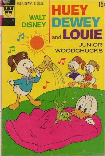 Walt Disney Huey, Dewey and Louie: Junior Woodchucks  issue 14-B Whitman Cover