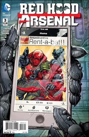 Red Hood/Arsenal issue 3 Howard Porter Cover