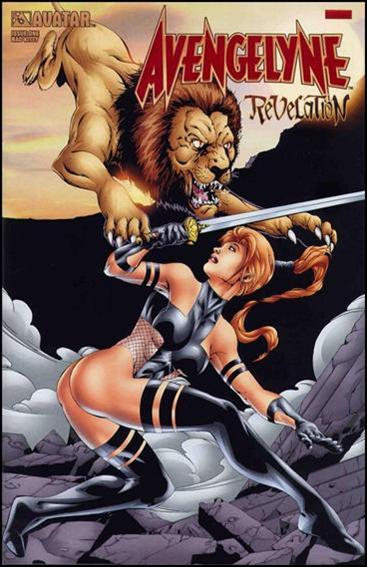 Avengelyne: Revelation issue 1-F Bad Kitty Ruby Red Foil Cover