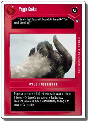 Star Wars: Hoth Revised (Base Set) card 56 Yaggle Gakkle