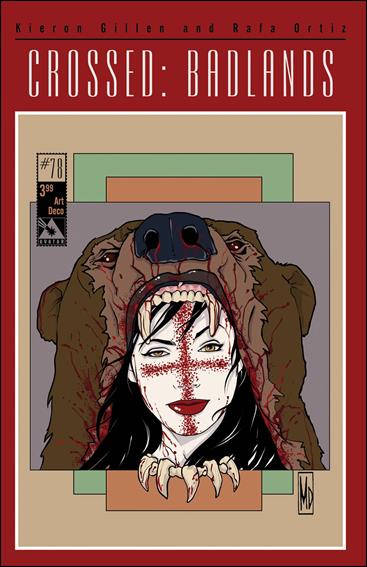 Crossed: Badlands issue 78-E Art Deco Cover
