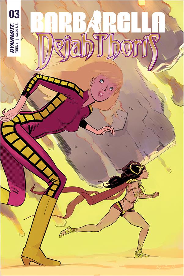 Barbarella / Dejah Thoris issue 3-D German Garcia Cover
