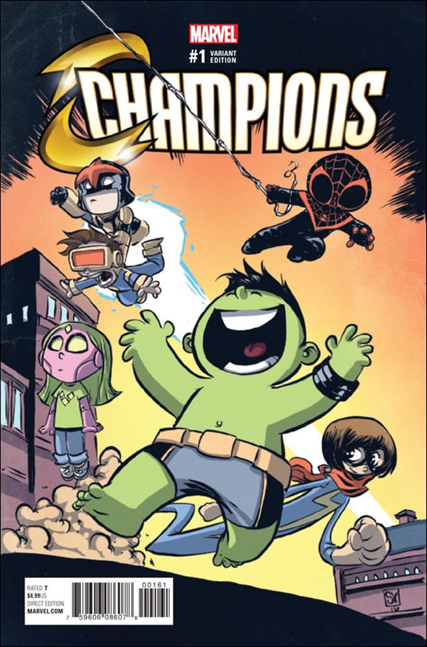 Champions (2016) issue 1-H Skottie Young Baby Cover