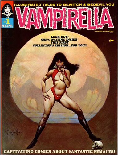 Vampirella issue 1 Frank Frazetta Cover
