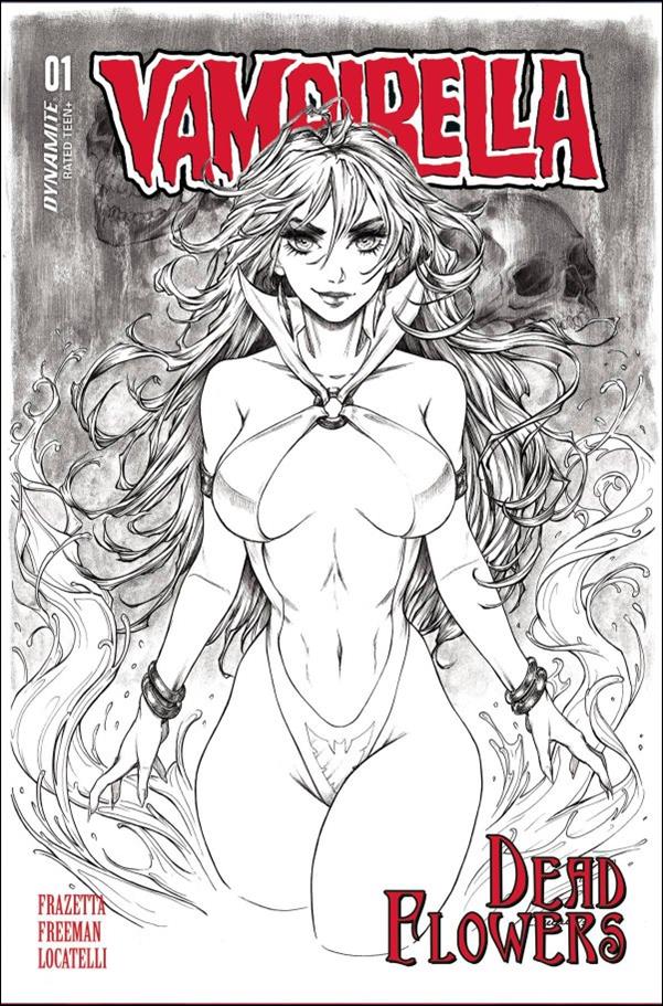 Vampirella: Dead Flowers issue 1-I Collette Turner 1:10 Line Art Cover