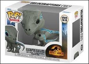 POP! Movies figure 1212 Velociraptors (Blue and Beta)