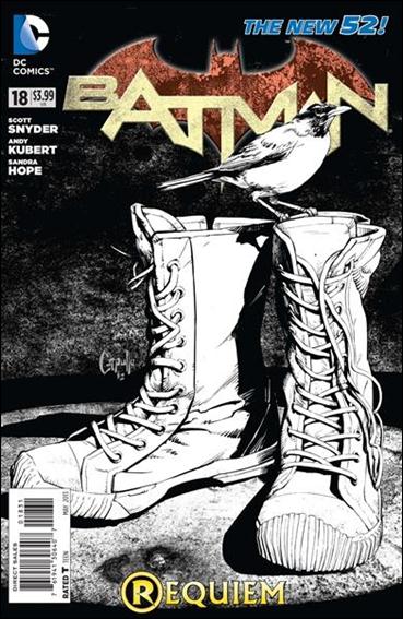 Batman (2011) issue 18-E Greg Capullo 1:100 Black and White Cover