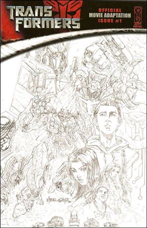 Transformers: Movie Adaptation issue 1-B Sketch Cover