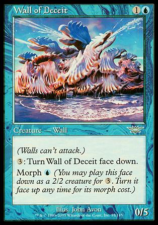 Magic the Gathering: Legions (Base Set) card 55 Wall of Deceit