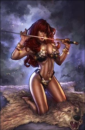 Immortal Red Sonja issue 4-S Lobos 616 Virgin Cover 