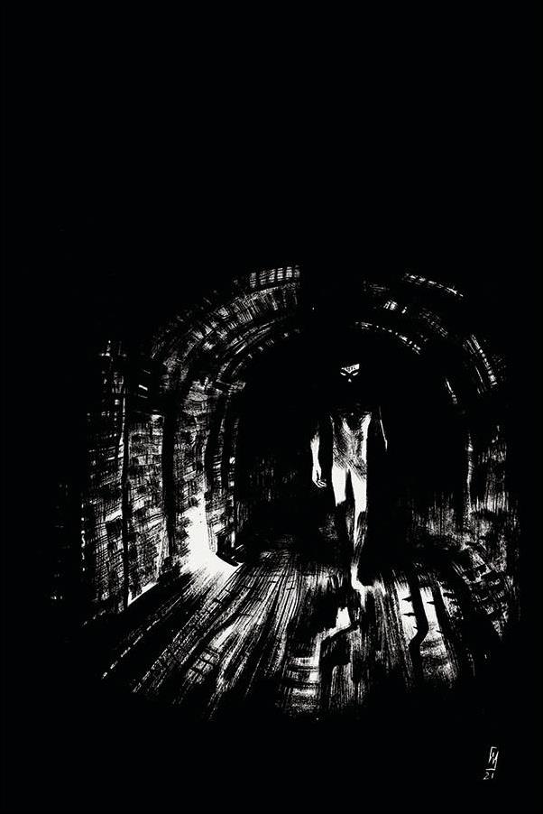 He Who Fights with Monsters issue 4-G Werther Dell'Edera 1:30 Black & White Virgin Cover