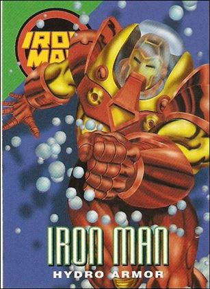 Marvel Vision (Base Set) card 81 Iron Man (Hydro Armor) 