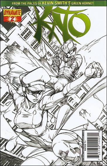 Kato issue 2-D Ale Garza Black White & Green Cover