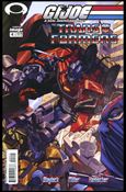 G.I. Joe vs the Transformers (2003) issue 4-B Mark Brooks Wraparound Cover