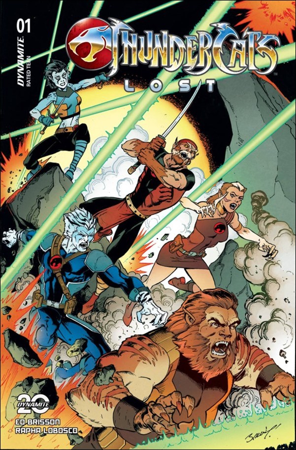 Thundercats: Lost issue 1-K Mark Bagley Foil 1:10 Cover