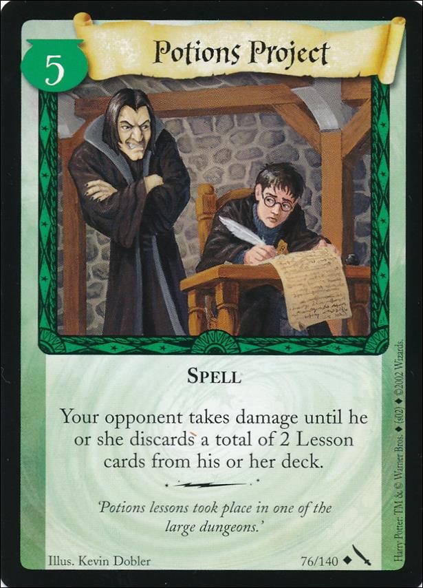 Harry Potter: Chamber of Secrets (Base Set) card 76 Potions Project