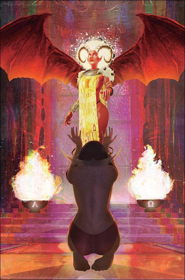 Vampirella vs Purgatori issue 5-I Daniel Maine Virgin Cover
