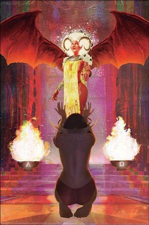 Vampirella vs Purgatori issue 5-I Daniel Maine Virgin Cover