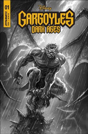 Gargoyles: Dark Ages issue 1-M Alan Quah 1:15 B&W Cover