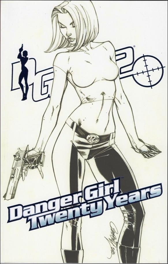 Danger Girl: Twenty Years issue 1-B 1:5 Line Art Cover