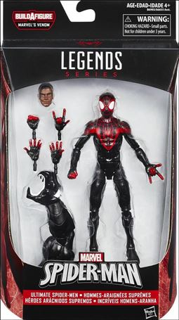 Marvel Legends Series: Spider-Man (Venom Series)  figure 3 Ultimate Spider-Men (Miles Morales)