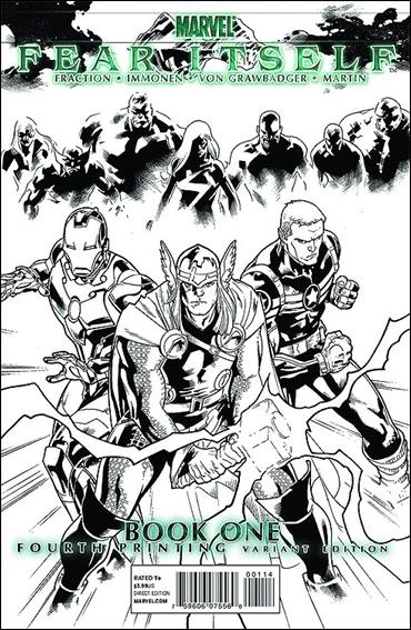 Fear Itself issue 1-J Stuart Immonen Sketch Cover (4th Printing)