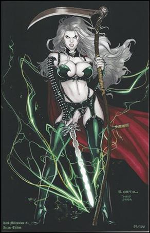 Lady Death: Dark Millennium issue 1-G Arcane Edition Virgin Cover 1/83