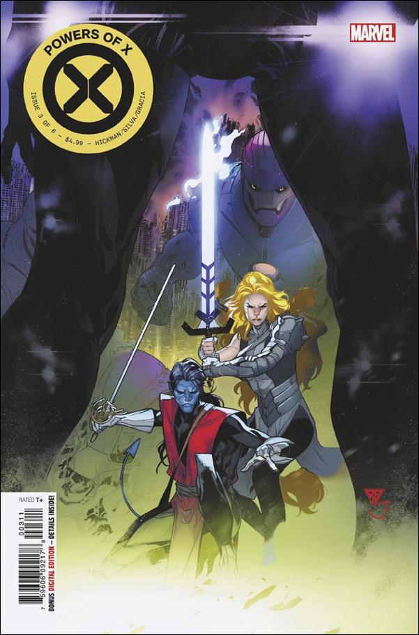 Powers of X issue 3-G R.B. Silva Nightcrawler & Magik 1:10 Secret Cover
