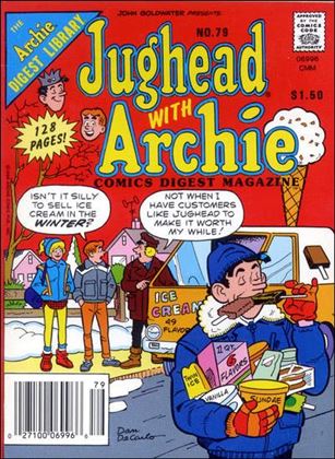 Jughead with Archie Digest Magazine issue 79-B Canadian Price Cover